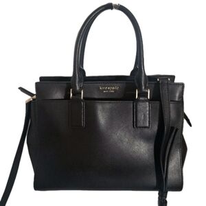 Kate Spade Lise Mulberry Street Women's Shoulder Bag Black Leather Handbag Purse